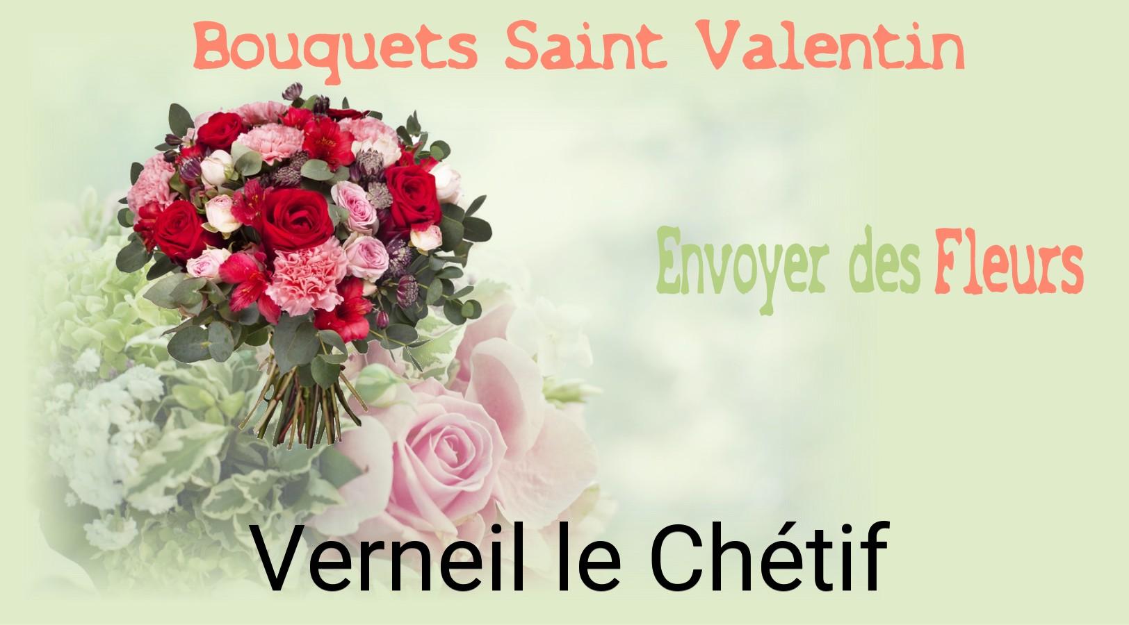 Roses de Saint-Valentin livrées à Verneil-le-Chétif
